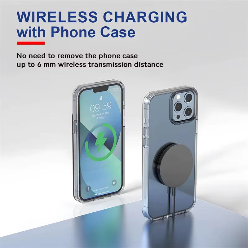 30W Magnetic Chargers Type C Fast Wireless Charger Pad Stand for Iphone 16 15 14 13 12 Pro Max PD Macsafe Phone Charging Dock