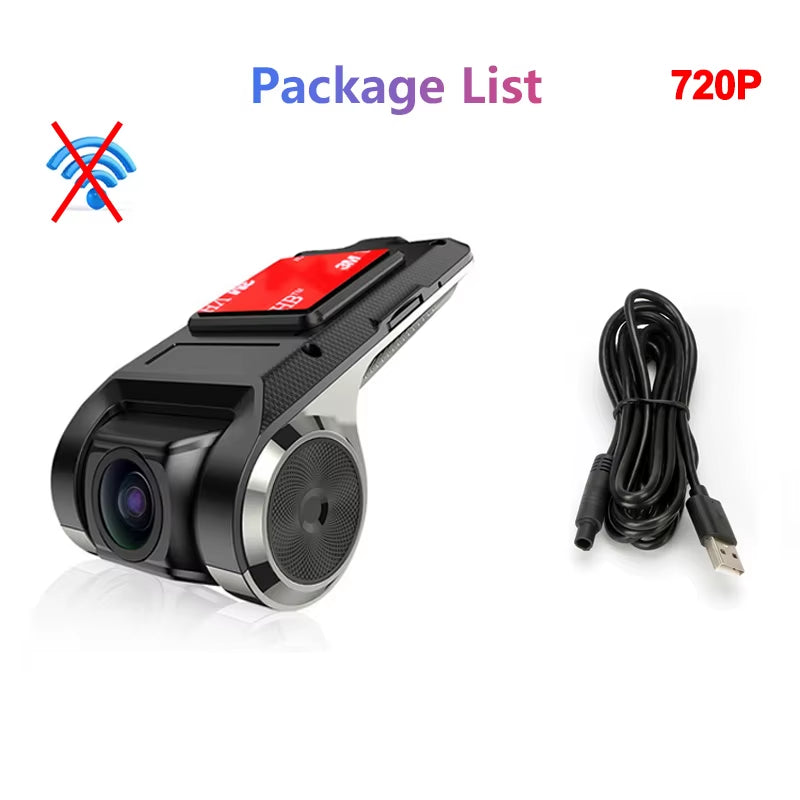 Dash Cam for Cars WIFI Car DVR 1080P Video Recorder ADAS for Android Multimedia Version Car Camera Black Box USB Car Accessories