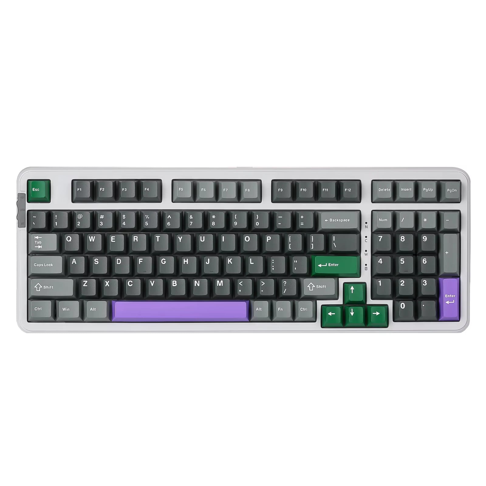 B98 Wireless Bluetooth Mechanical Gaming Keyboard with Numpad, Hot Swappable Gasket RGB Backlight Custom Keyboard